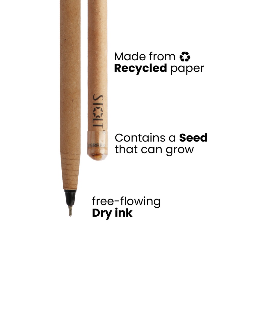 Eco Go Recycled Paper Seed Pen