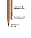 Eco Go+ Recycled Paper Seed Pen