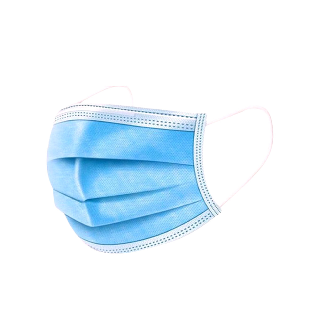 3 Ply Disposable Face Mask Blue Set of 5