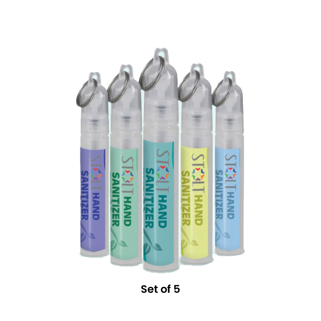 Swift -Keychain Spray Sanitizer 5ML Pack Of 5